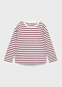 Striped cotton T-shirt