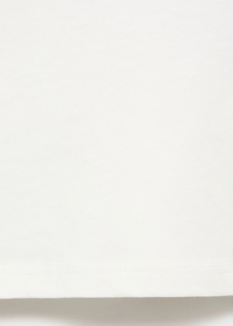 Leopard-embroidered t-shirt