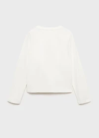 Leopard-embroidered t-shirt