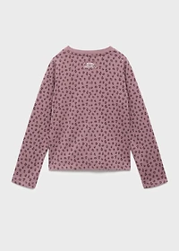 Leopard-print T-shirt