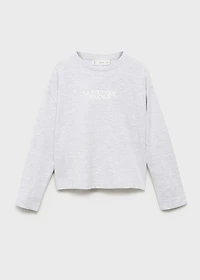 Printed long sleeve t-shirt