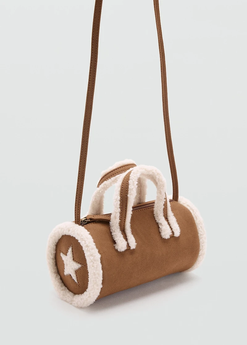 Shearling star bag