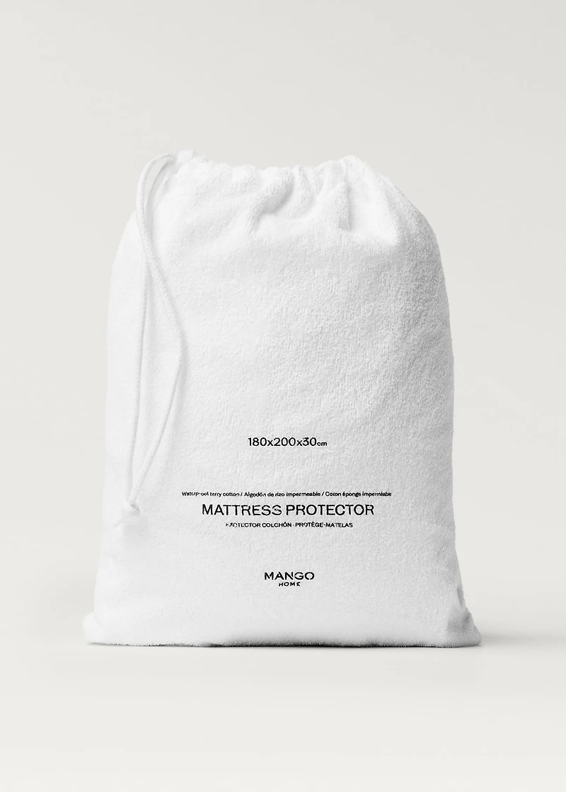 Cotton mattress protector for cm bed