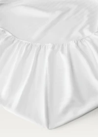 Cotton striped mattress protector for 90 cm bed