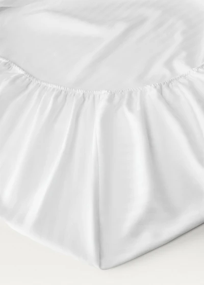 satin cotton striped mattress protector for 160 cm bed