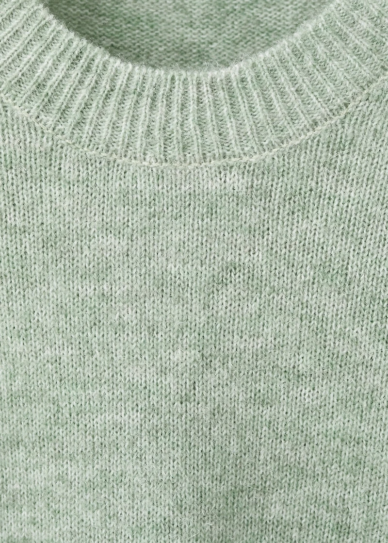 Ruffle knitted sweater