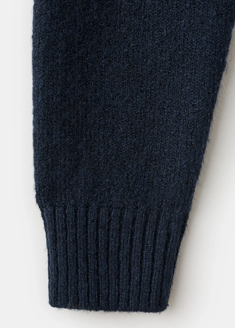 Buttons detail knit sweater