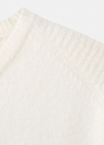 Long-sleeve knitted sweater