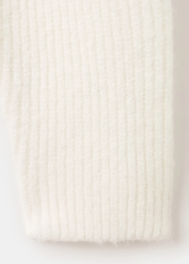 Long-sleeve knitted sweater