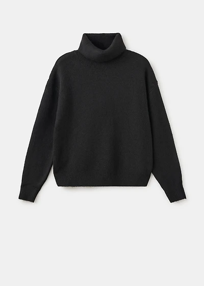 Turtleneck knit sweater