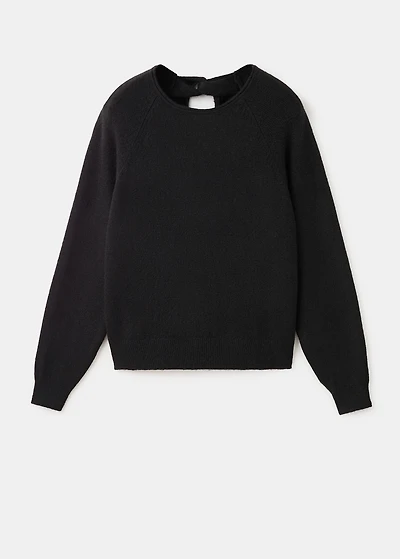 Sweater with open back