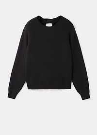 Sweater with open back