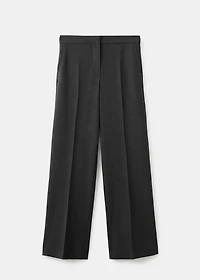 Pleated suit pants