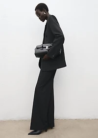 Pleated suit pants