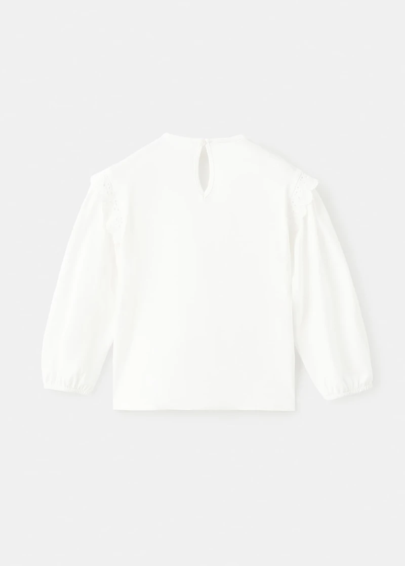 T-shirt with lace details