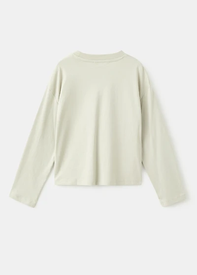 Embroidered cotton T-shirt