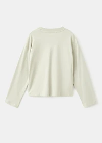 Embroidered cotton T-shirt