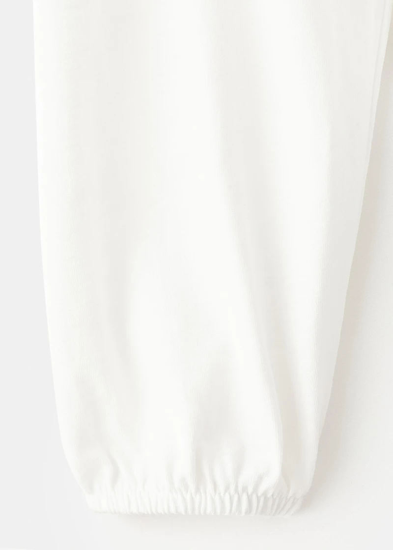 Floral-embroidered t-shirt