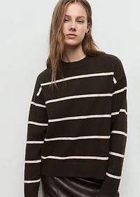 Knit striped sweater