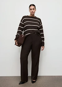 Knit striped sweater