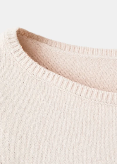 Boat neck sweater