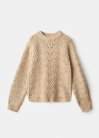 Chunky-knit sweater