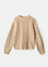Chunky-knit sweater