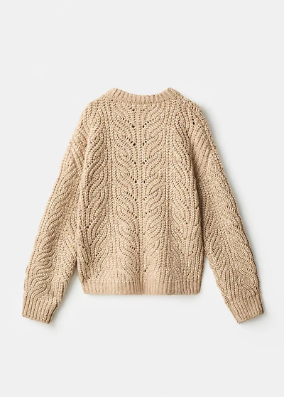 Chunky-knit sweater