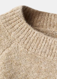 Knitted ribbed sweater