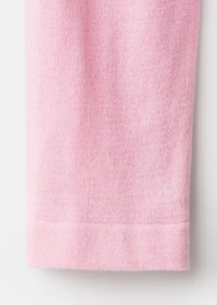 Long-sleeved polo-neck sweater