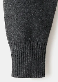 Ribbed turtleneck sweater