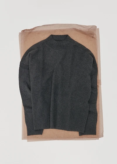 Ribbed turtleneck sweater