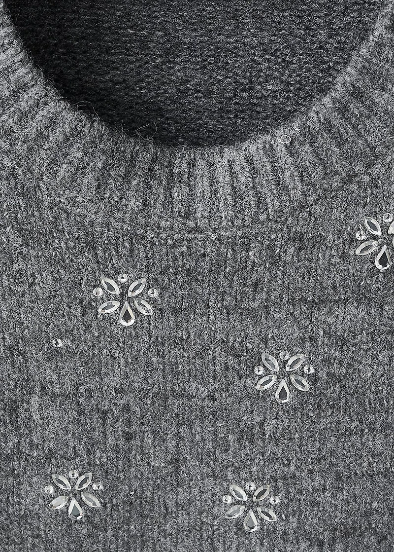Crystal detail sweatshirt