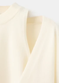 Oversized combined sweater