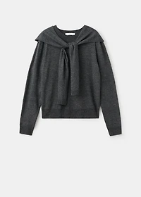 Combined-design sweater