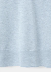 Fine-knit crew-neck sweater