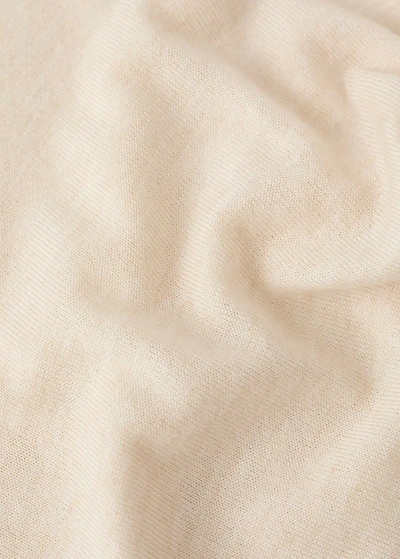 Cable-knit turtleneck sweater