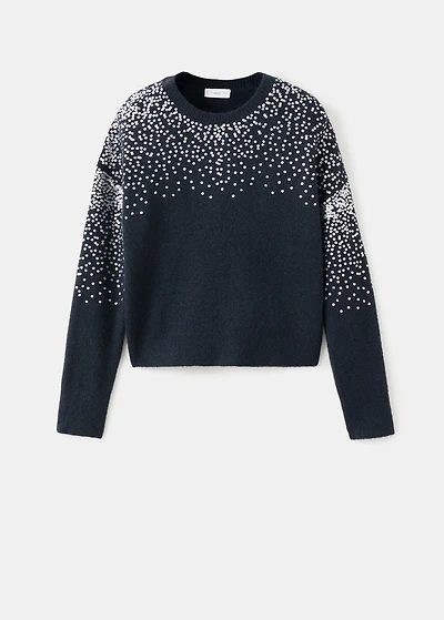 Knit paillette sweater