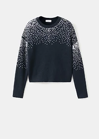 Knit paillette sweater