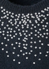 Knit paillette sweater