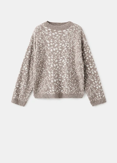 Animal print sweater