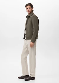 Corduroy regular-fit pants