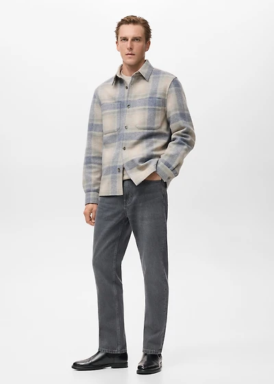 Check flannel overshirt