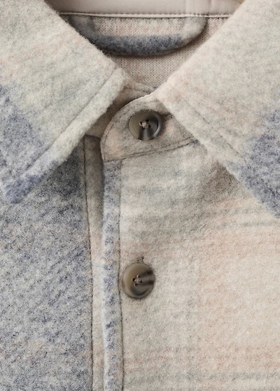 Check flannel overshirt