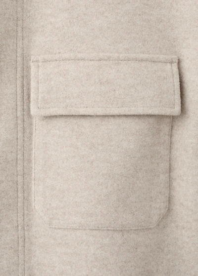 Flannel overshirt with pockets