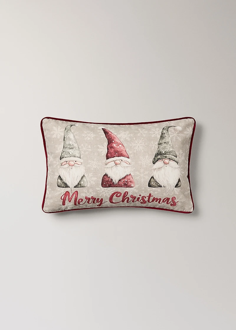 Gnome pillow cover 12x16 inches