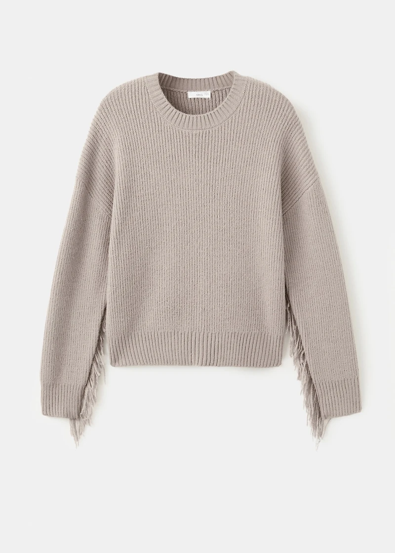 Fringes knit sweater