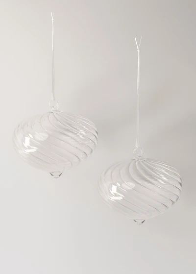 100% borosilicate glass embossed decorations