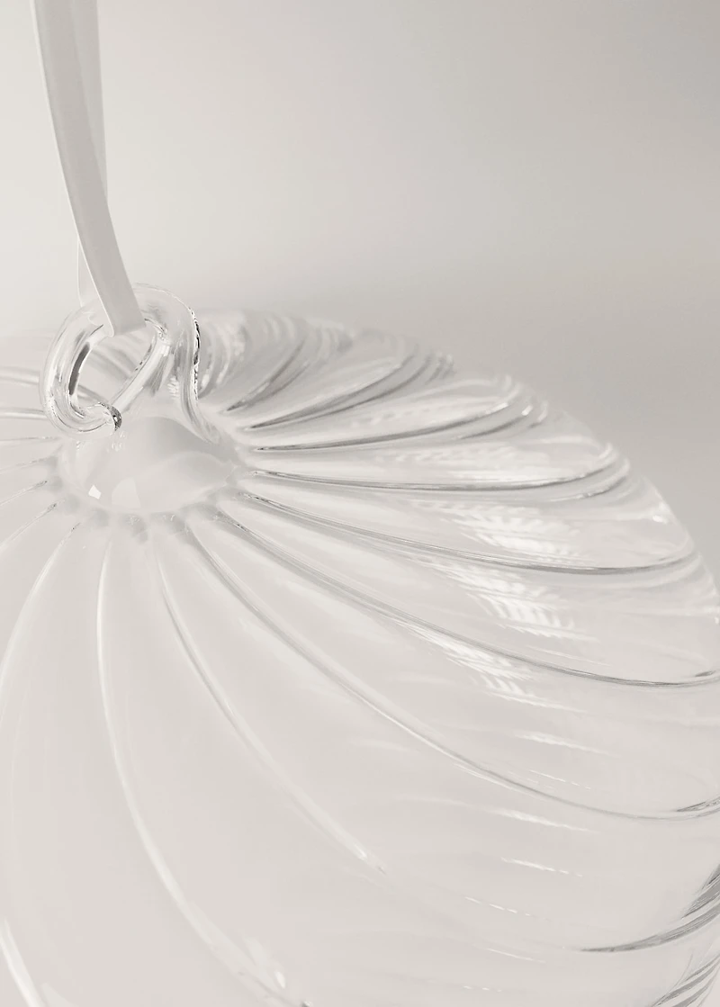 100% borosilicate glass embossed decorations