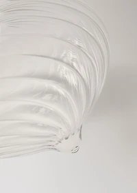 100% borosilicate glass embossed decorations